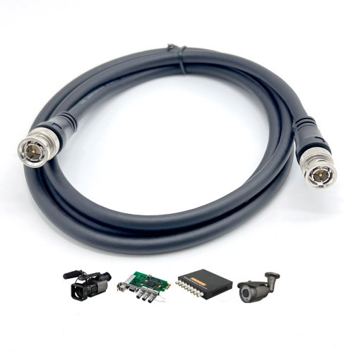 Industrial RF Coaxial Cable Harness with BNC Connectors