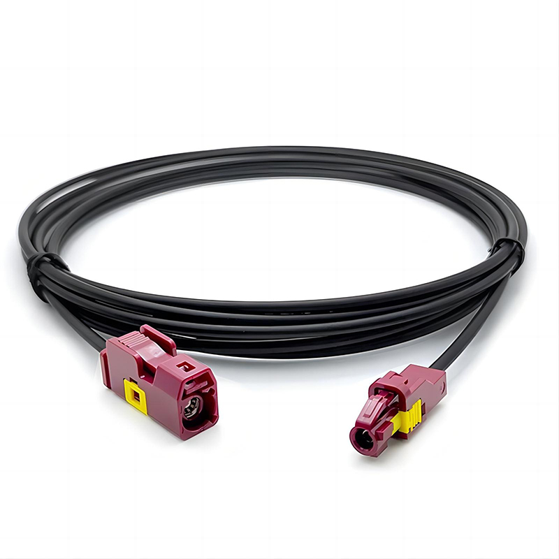 Mini Dual FAKRA D RCD Connector WiFi Antenna Cable for In-Vehicle 4K Camera and Navigation