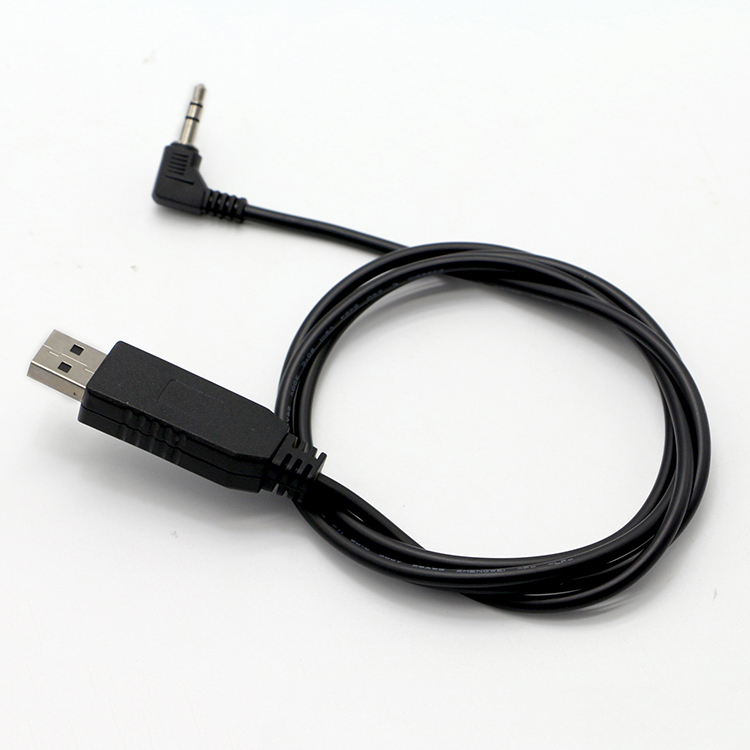 USB-A to 3.5mm Right-Angle TRS TTL Serial Cable – FTDI/PL2303/CP2102 Compatible
