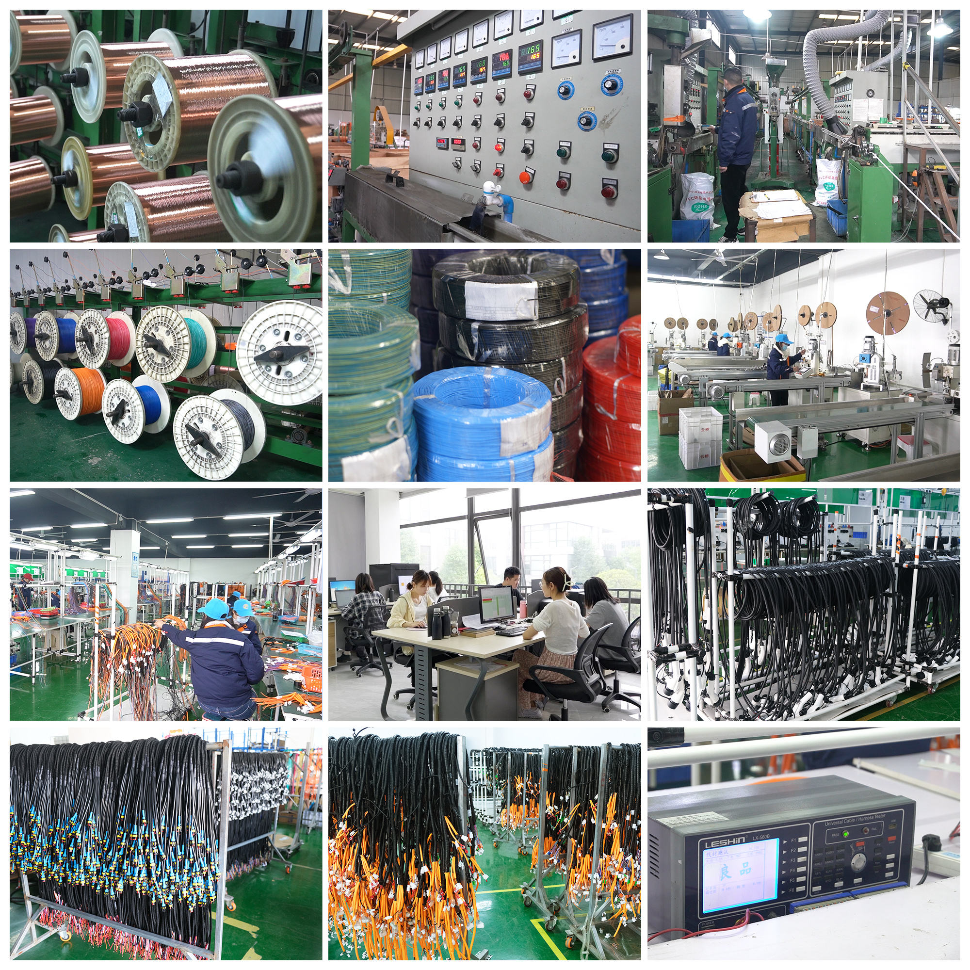 Professionally custom-made main wiring harness cables for various golf carts