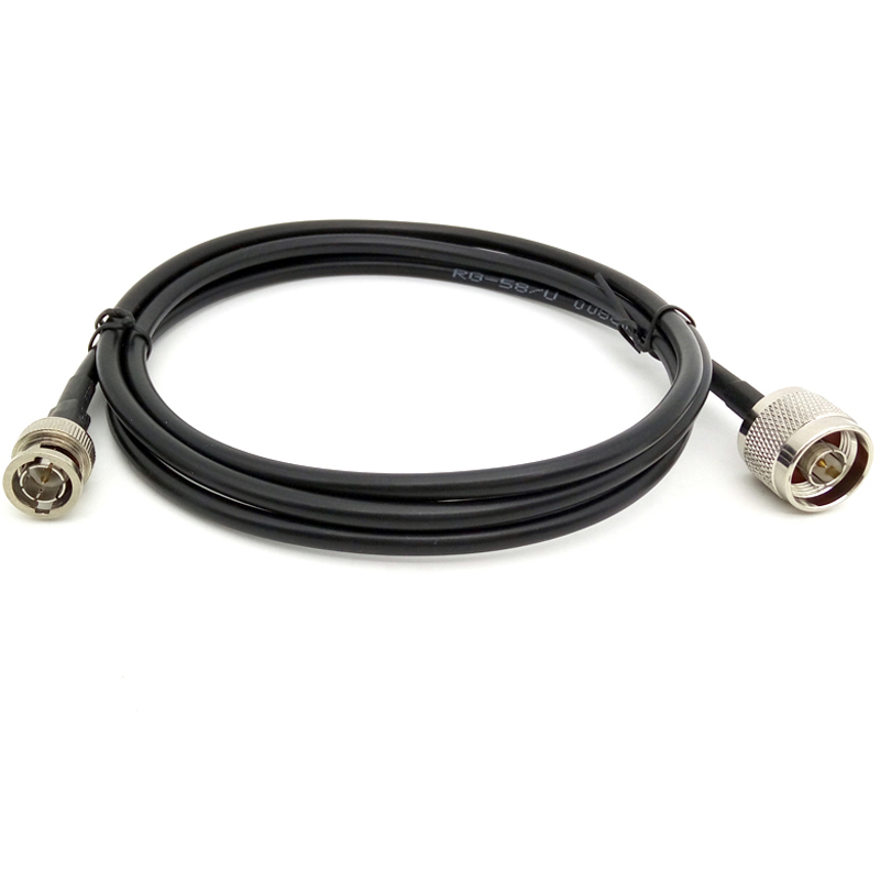N Male to BNC Male RG58 Coaxial Cable – RF Pigtail Jumper for Antenna, CCTV & Test Equipment