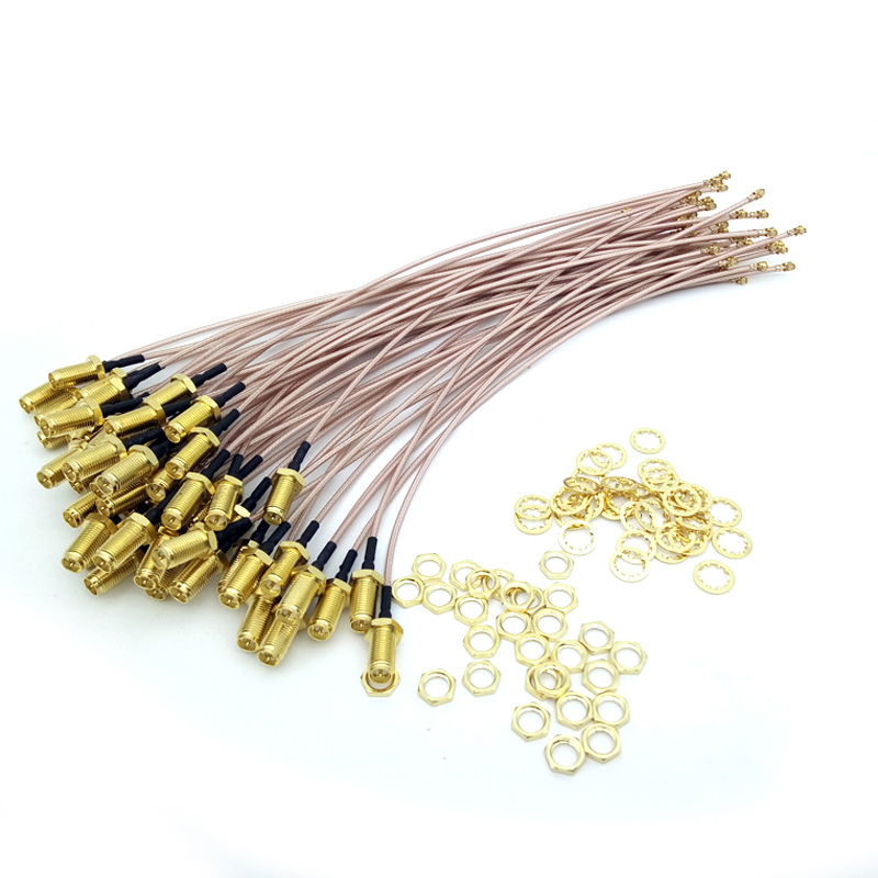 RF Pigtail Jumper SMA Female to IPEX MHF U.FL RG178 Coaxial Cable Assembly