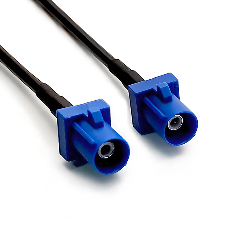 FAKRA Code C Plug Male to Female RF Coaxial Pigtail Cable for RG174