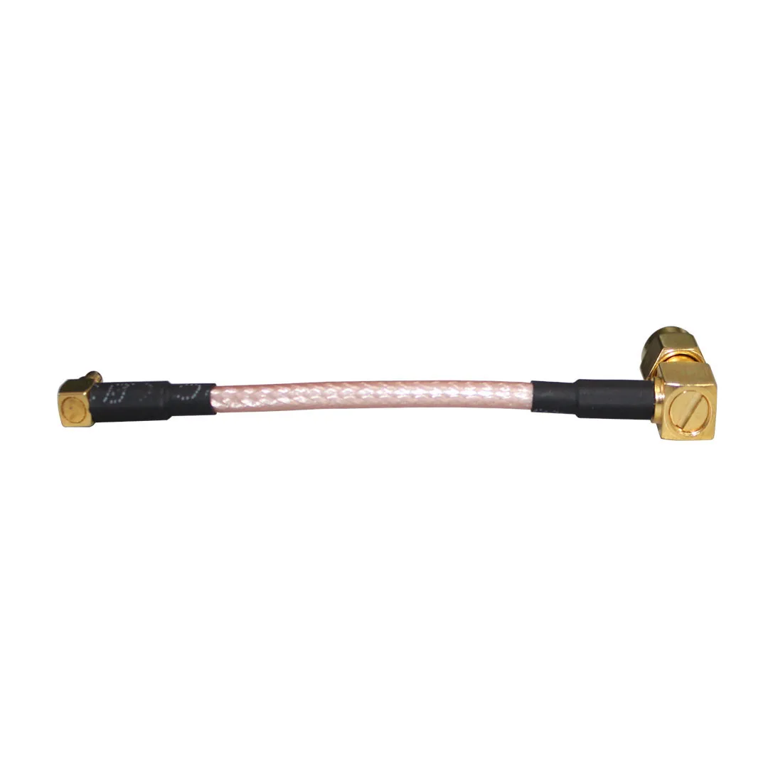 SMA Male to MMCX Male Right Angle RG316 Coaxial Cable for RF LTE WiFi GPS