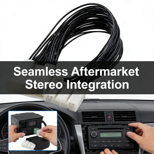 Comment ce faisceau Toyota 28 broches simplifie l’installation d’un autoradio après-vente ?