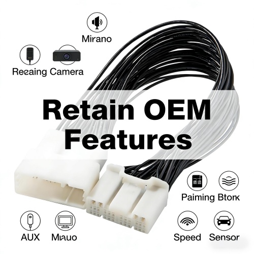 What are the benefits of a 28-pin Toyota wire harness?