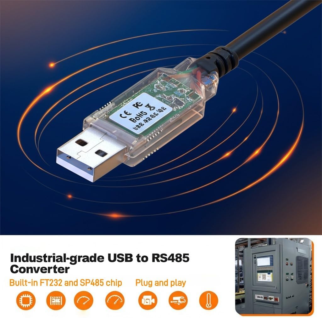 USB-RS485-WE-1800-BT USB to RS485 Serial Cable 6 Feet UART Converter