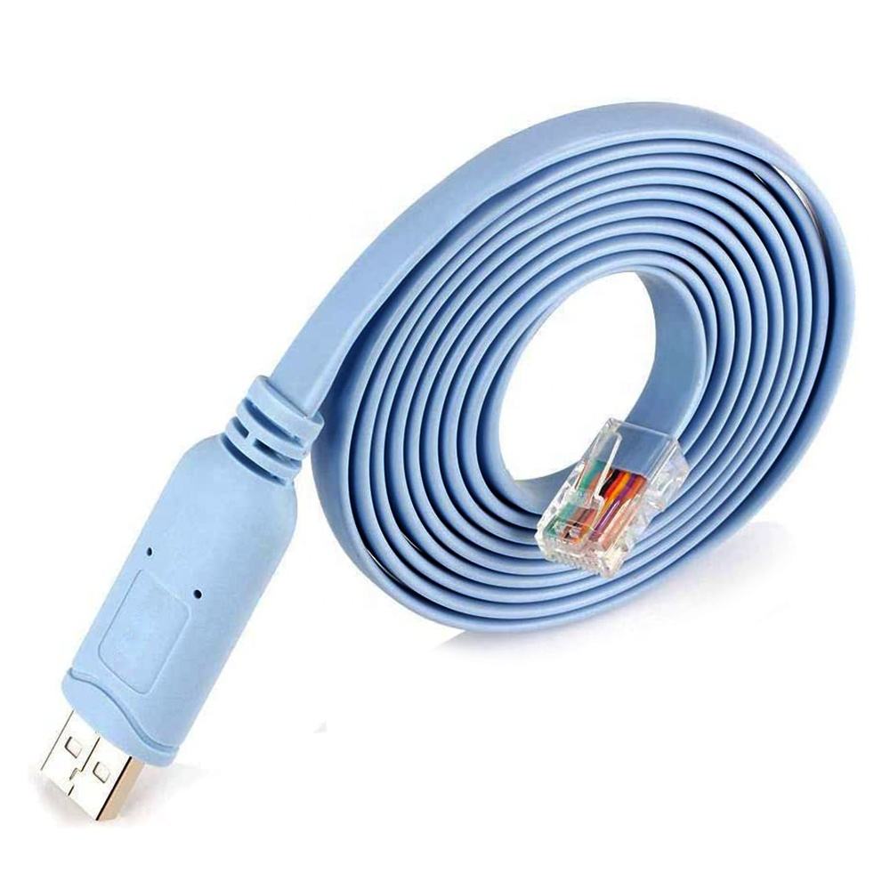 USB Console FTDI Cable,USB to RJ45 Console Cable for Cisco Routers/AP Router/Switch Windows, Mac, Linux
