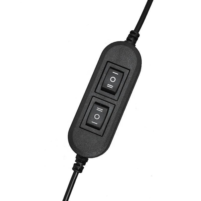 Usb to OpenOem Cable With Dimmer Switch 220V Push Button Dual Switch Dimming Led Dimmer Switching Power Supply Cable