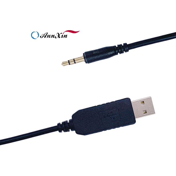 USB-A to 3.5mm TRS Serial Console Cable – FTDI Chipset Compatible