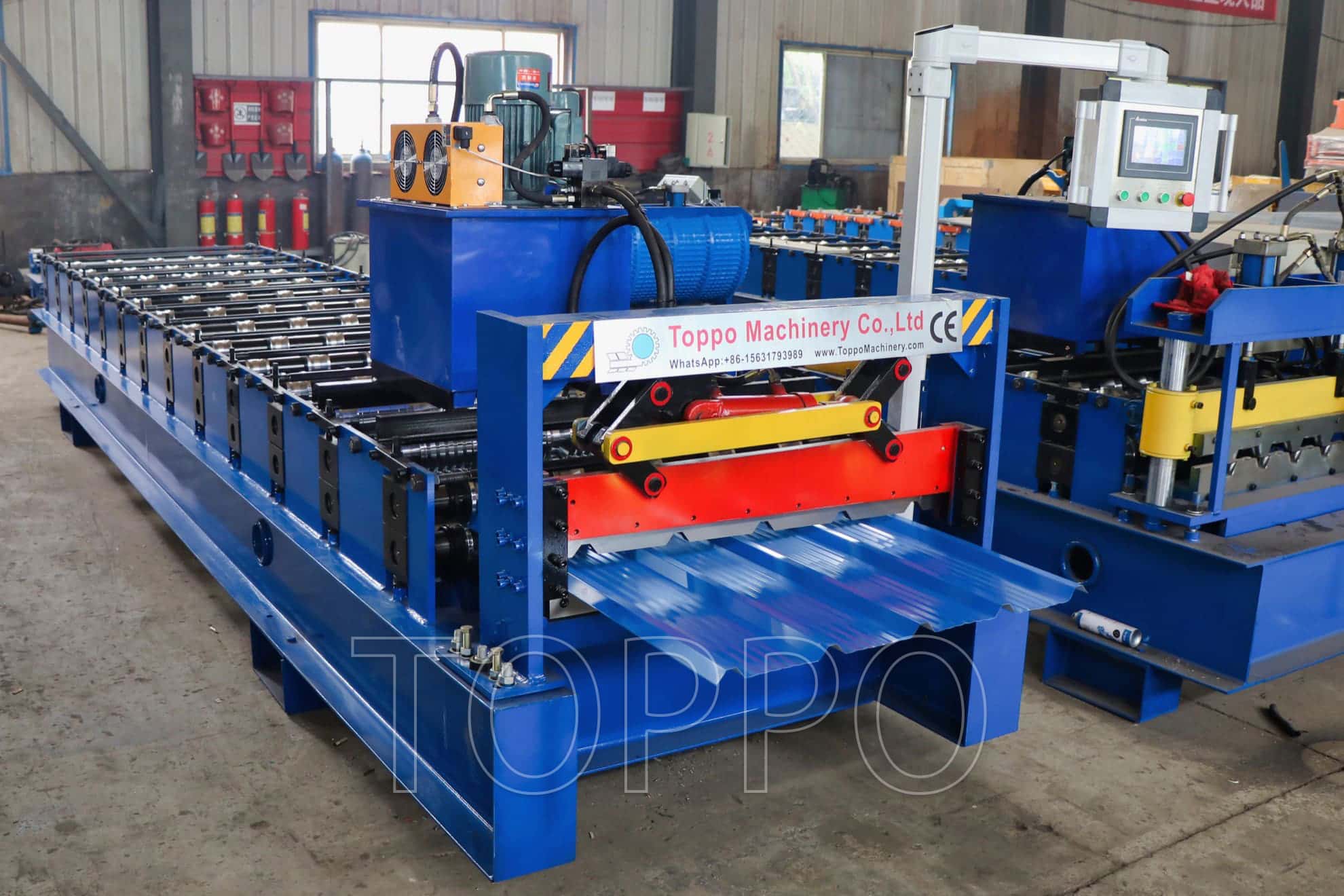Precision Trapezoidal Sheet Roll Forming Machine