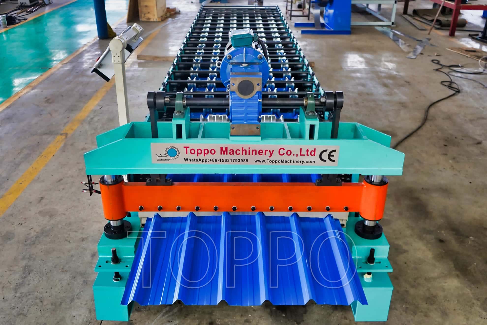 Automatic Trapezoidal Roof Roll Forming Machine for Metal Roofing Sheet