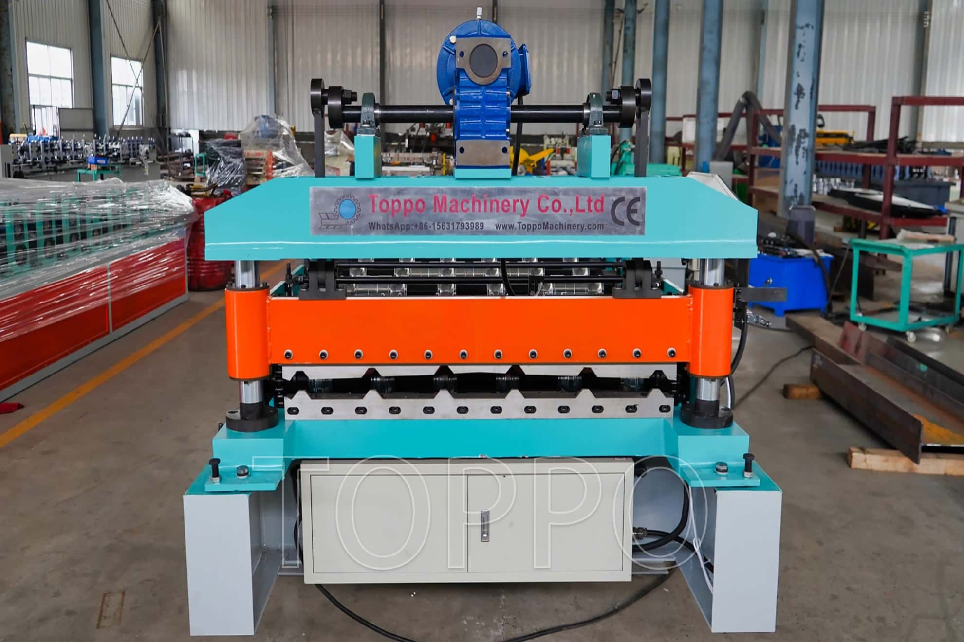 Trapezoidal Roof Panel Roll Forming Machine
