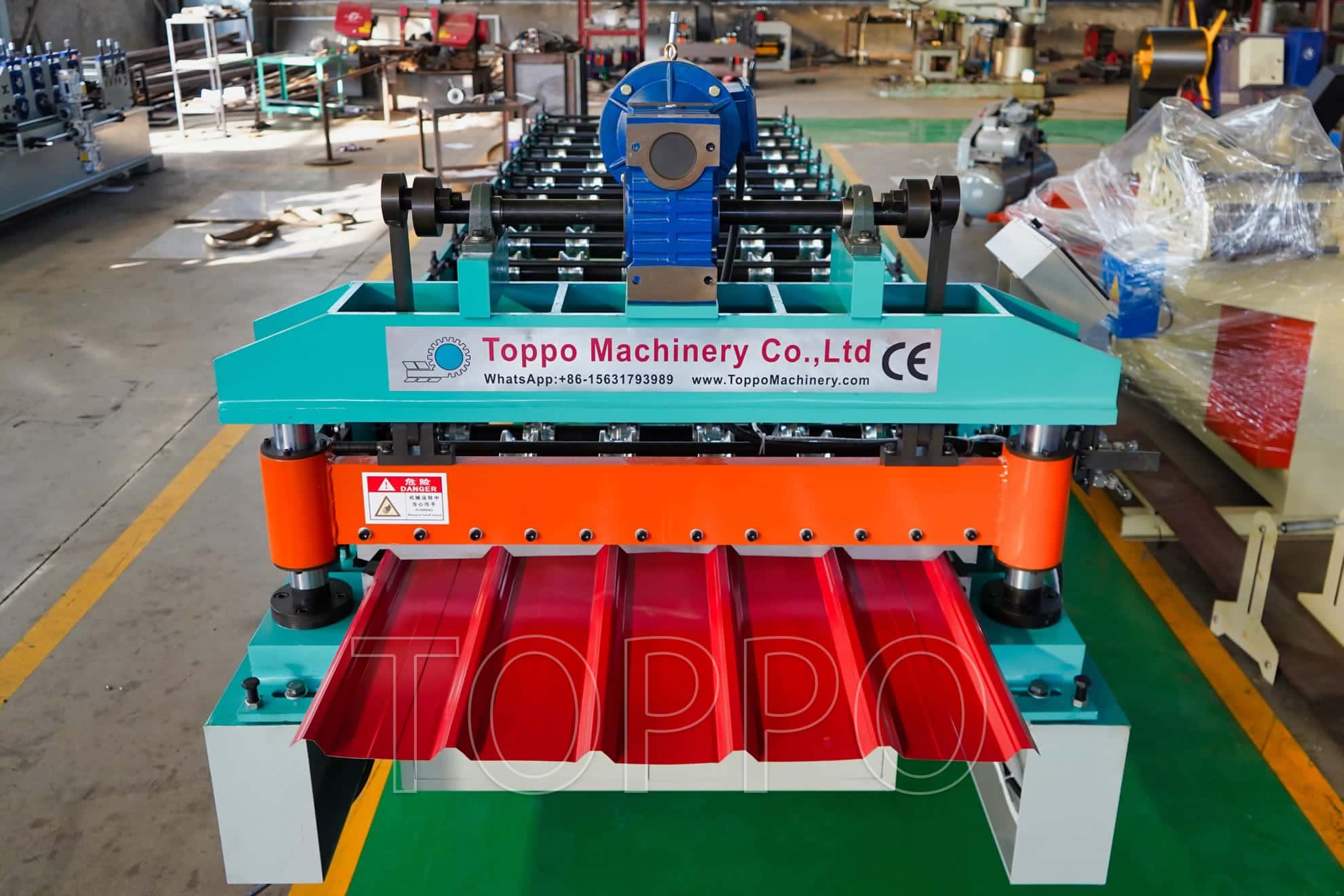 Trapezoidal Roof Panel Roll Forming Machine