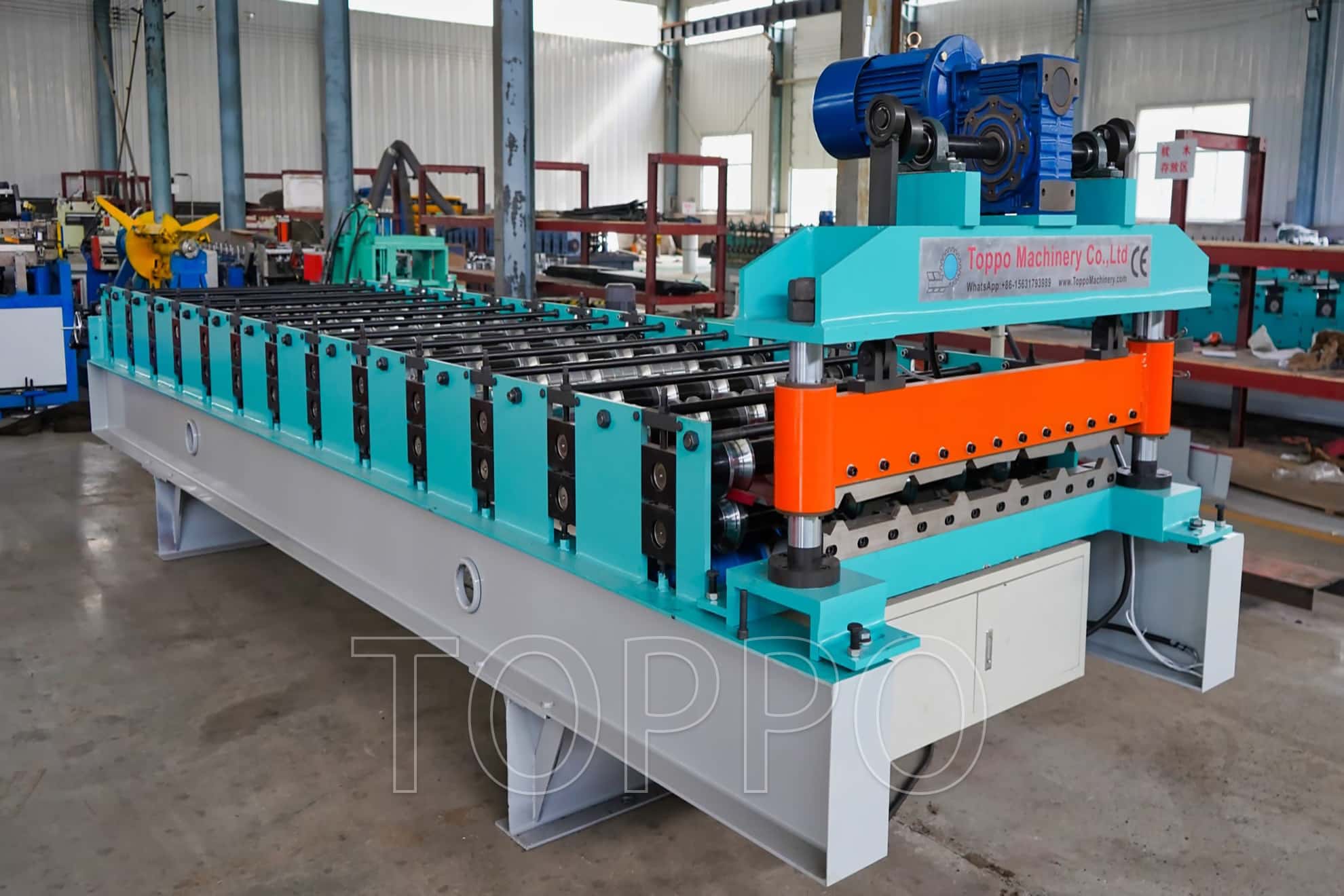 Trapezoidal Roof Panel Roll Forming Machine