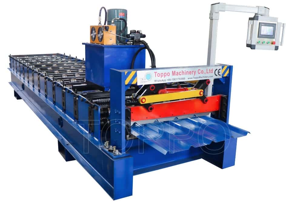 Trapezoidal Metal Sheet Roll Forming Machine with Enhanced Guide System