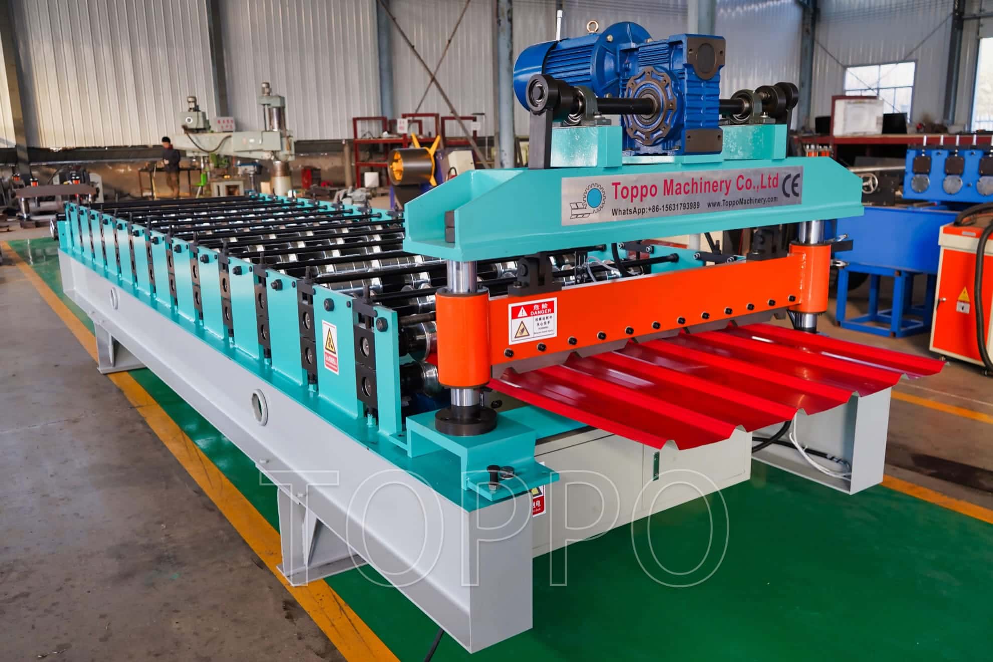 Trapezoidal Roof Panel Roll Forming Machine