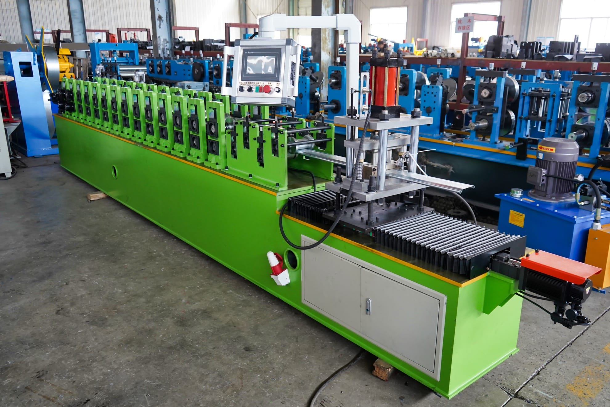 Rolling Shutter Door Slat Roll Forming Machine