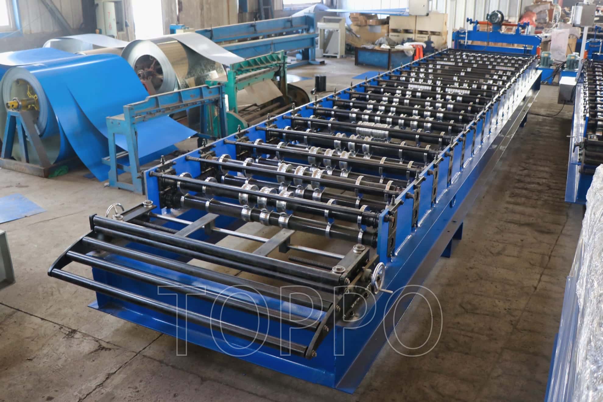 High Precision Trapezoidal Roof Roll Forming Machine