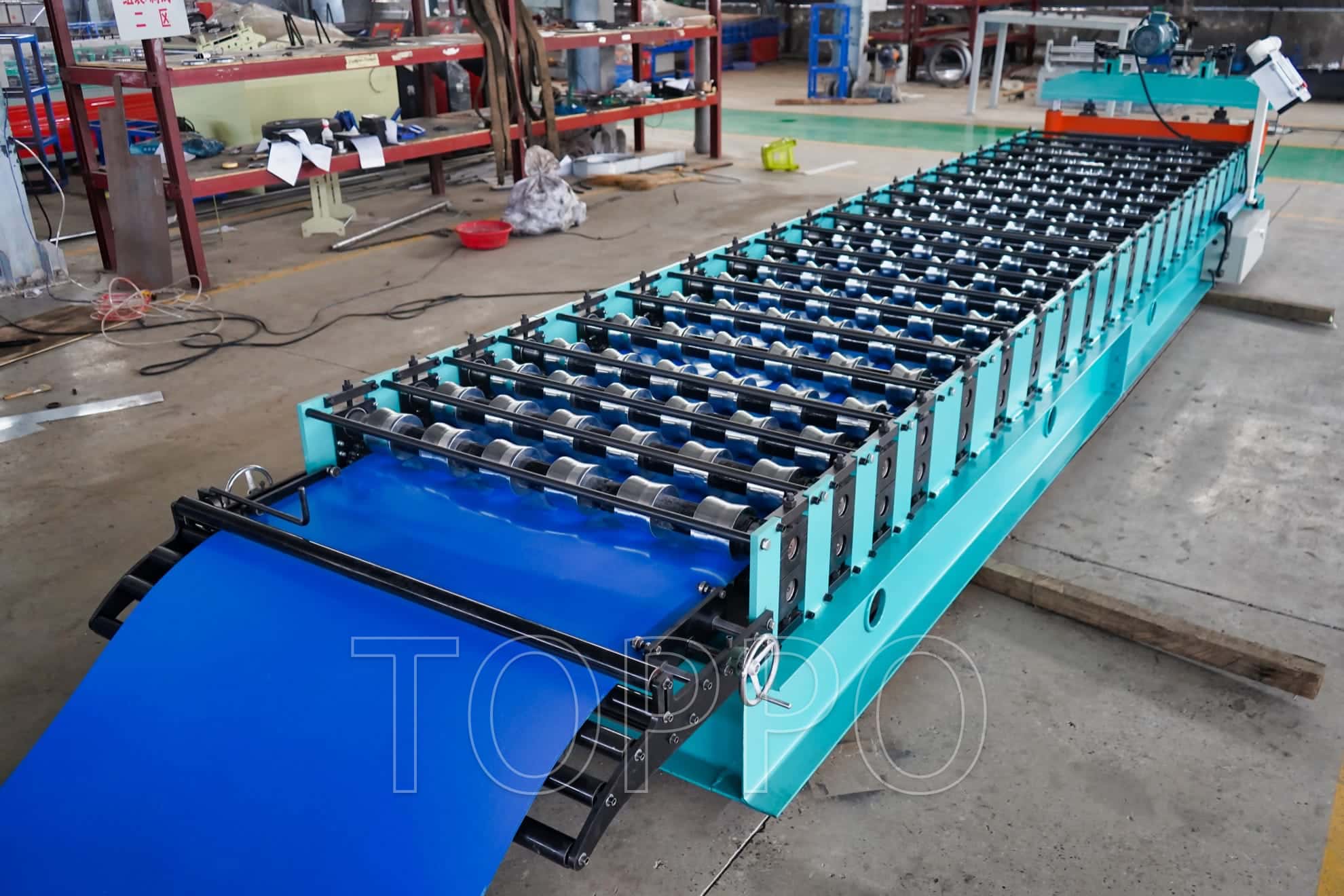 Automatic Trapezoidal Roof Roll Forming Machine for Metal Roofing Sheet