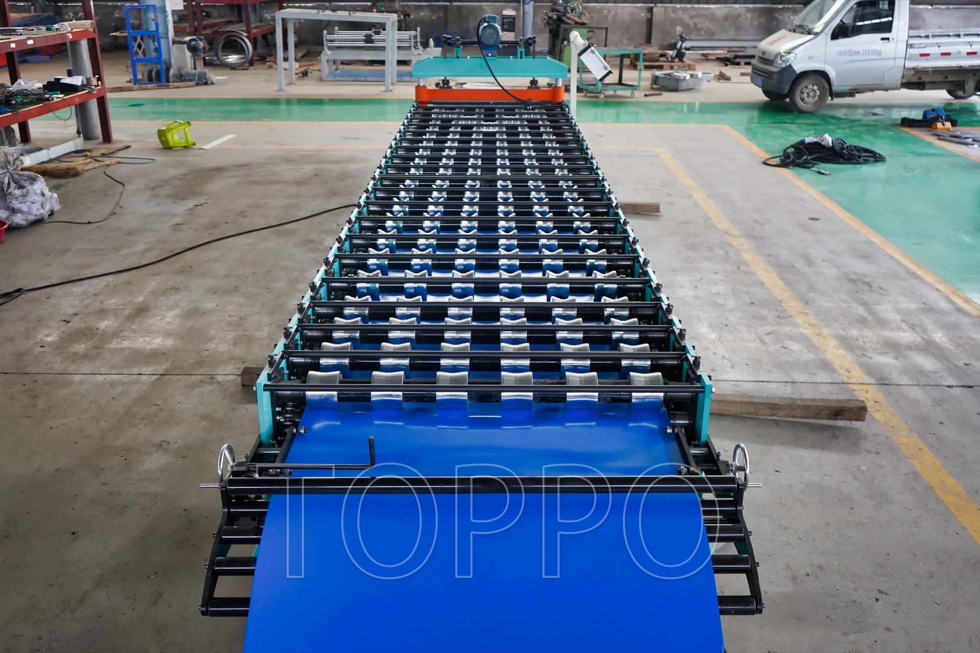 Automatic Trapezoidal Roof Roll Forming Machine for Metal Roofing Sheet
