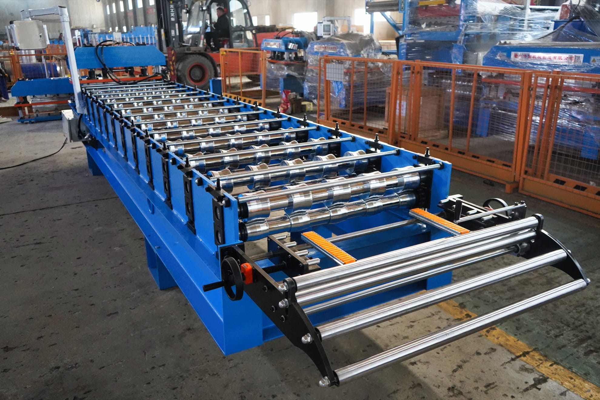 5-Rib Roof Panel Roll Forming Machine