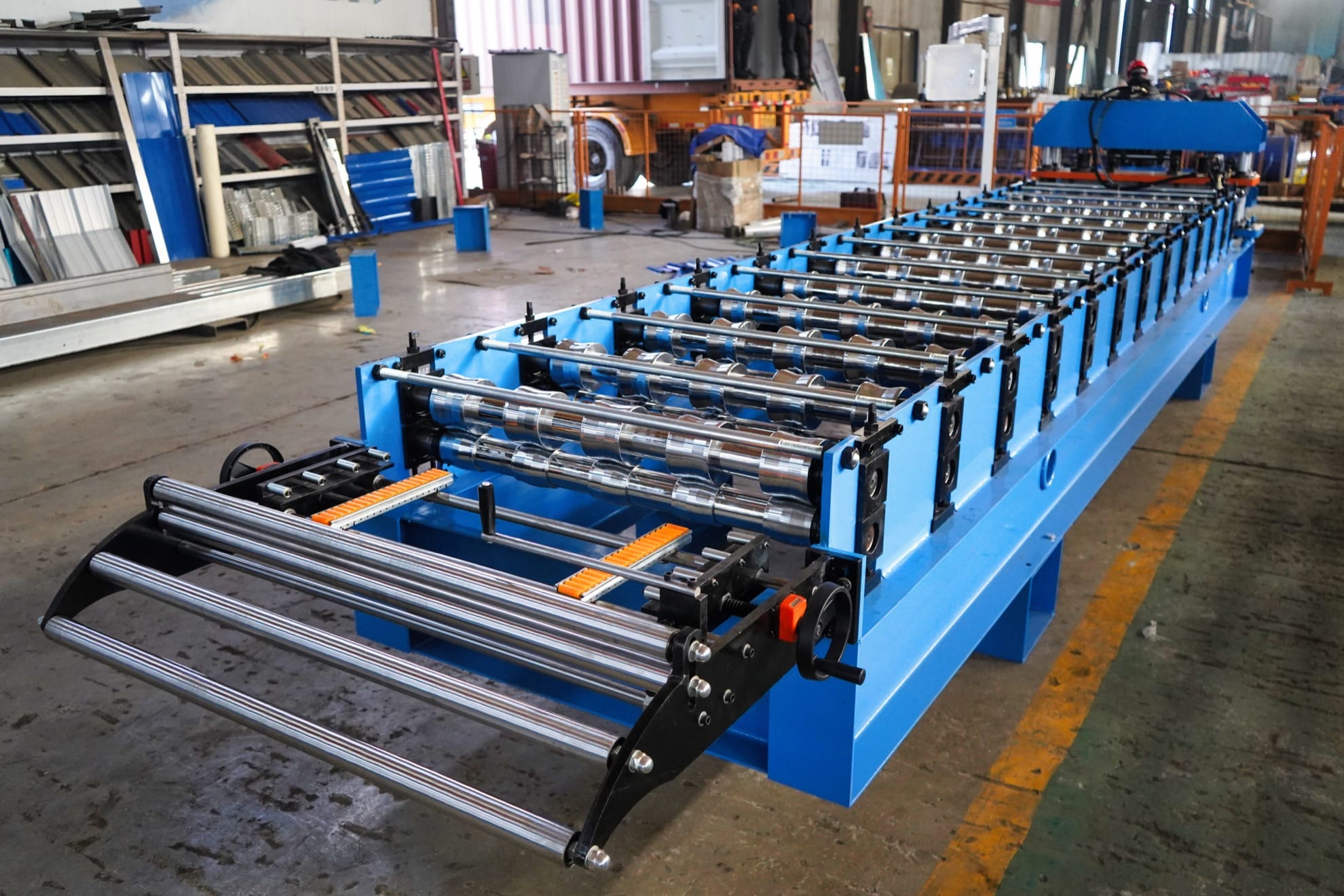 5-Rib Roof Panel Roll Forming Machine