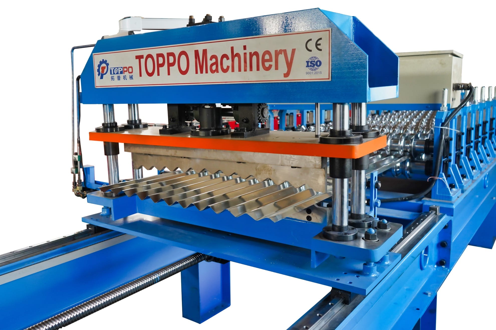 Corrugated Sheet Roll Forming Machine with PLC Touch Screen