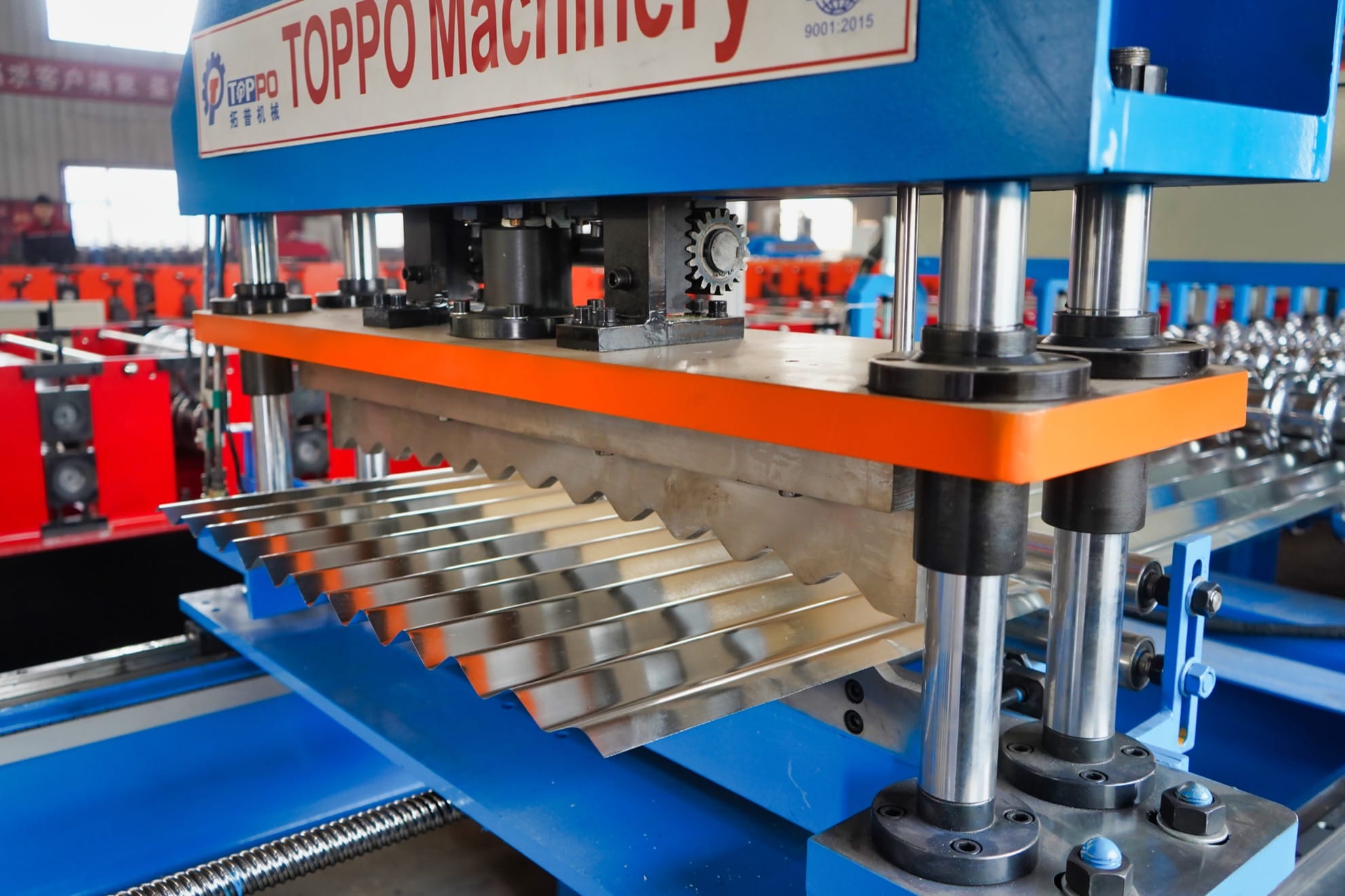 Corrugated Sheet Roll Forming Machine with PLC Touch Screen