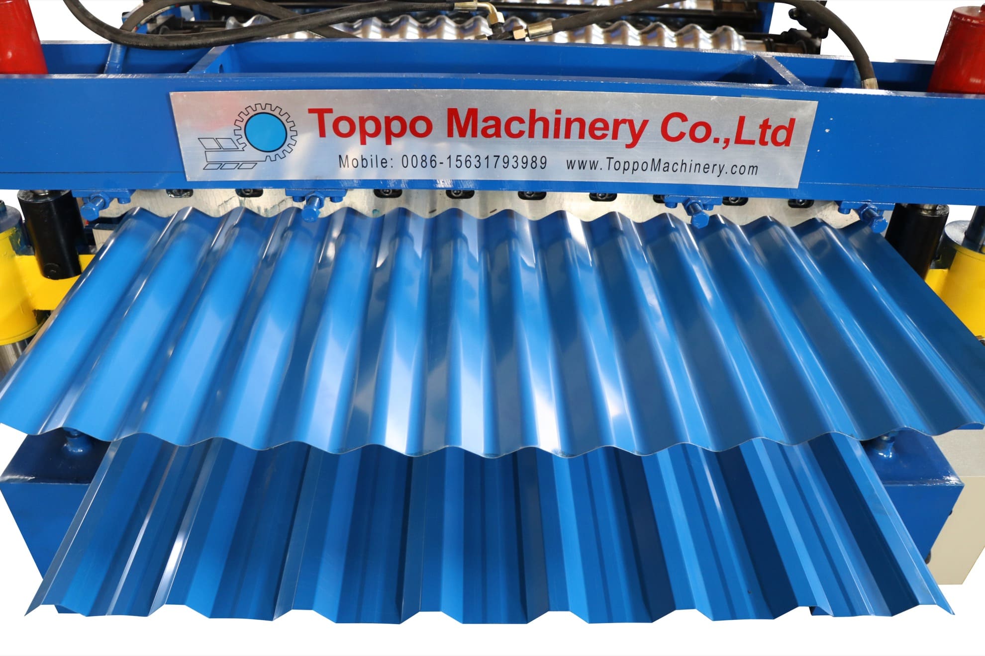 8P Hydraulic Roof Panel Roll Forming Machine