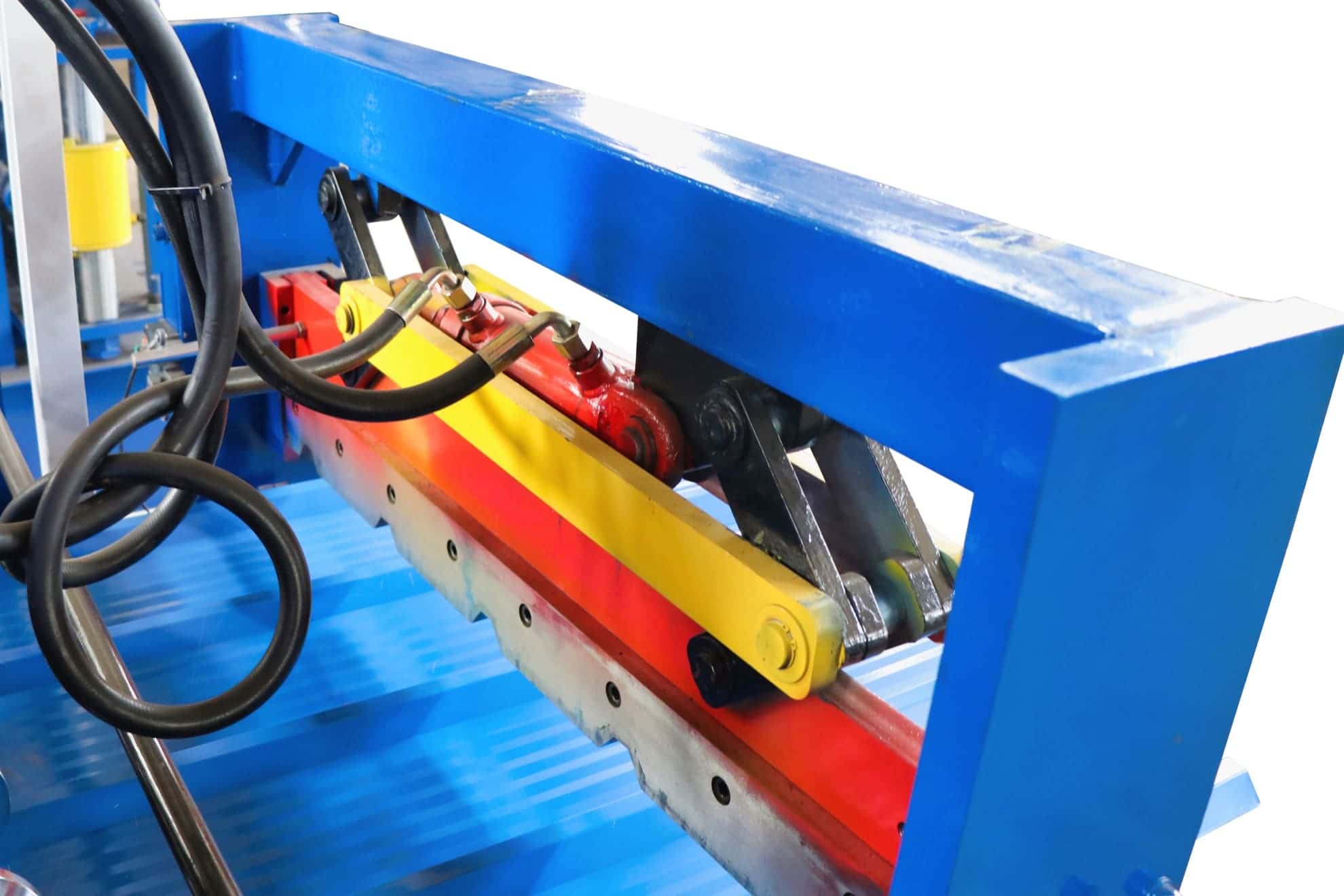 Touchscreen Controlled Trapezoidal Roll Forming Machine with Hydraulic Cutter