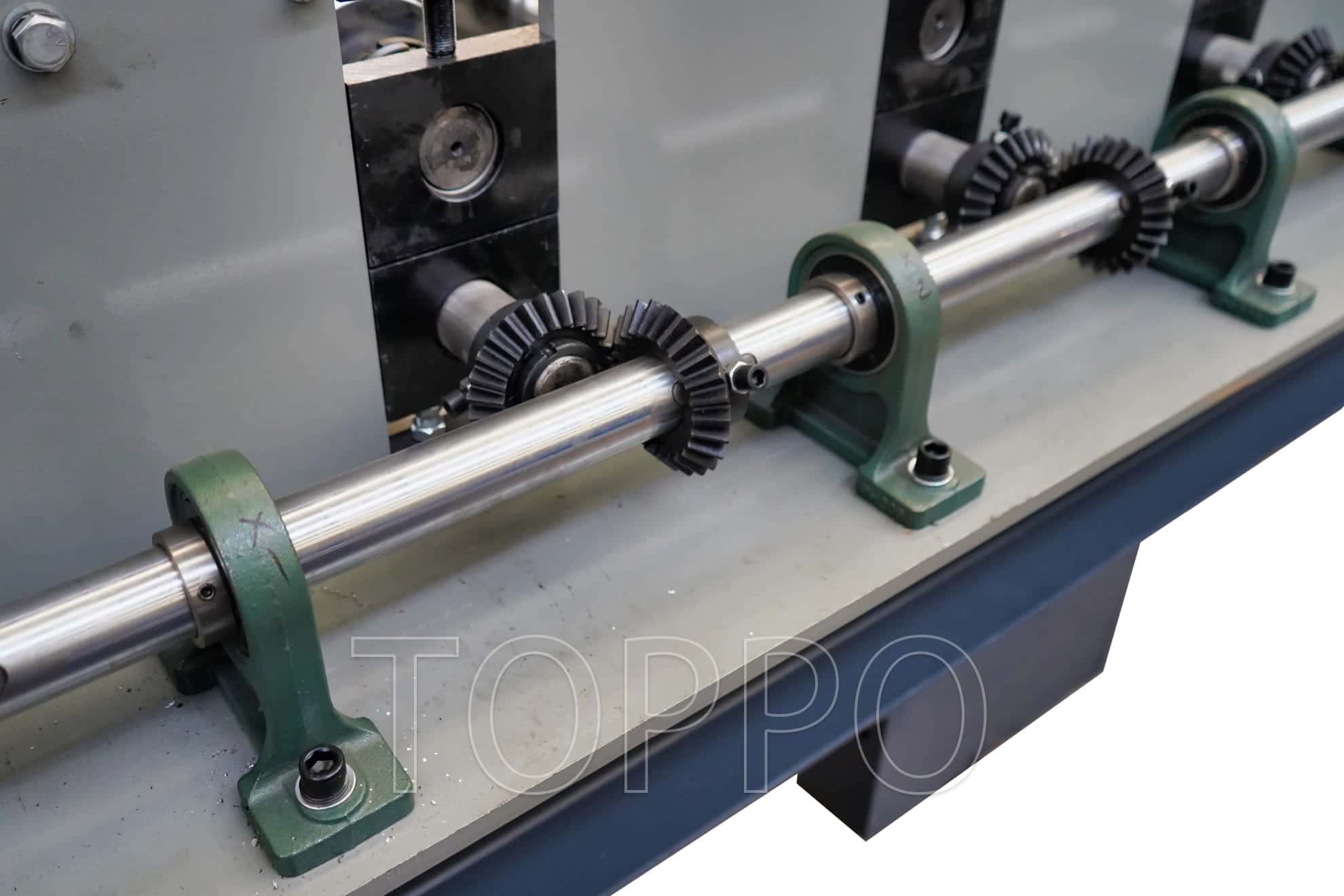 Automatic High-Speed PLC Control Bamboo Glazed Tile Cold Roll Forming Machine