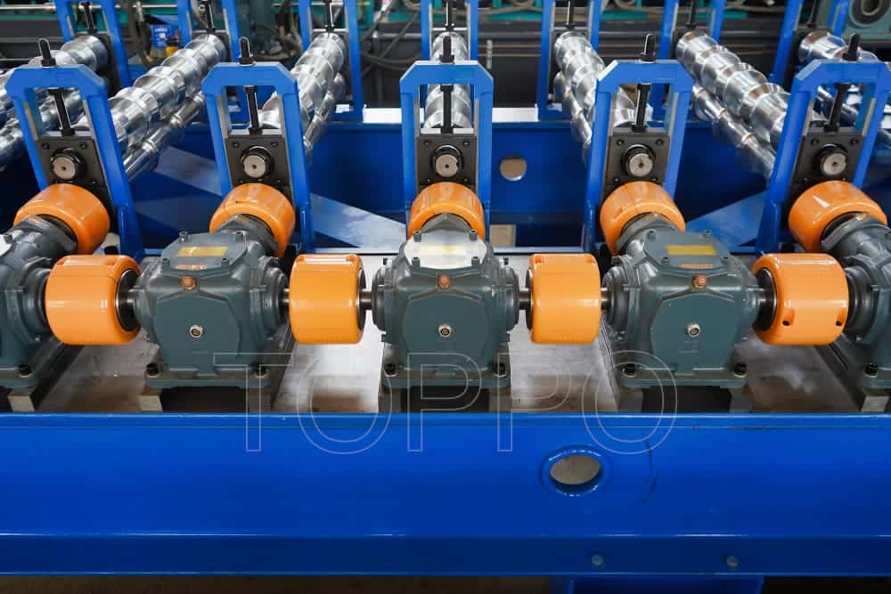 PLC Controlled Glazed Tile Roll Forming Machine for Roofing Sheets