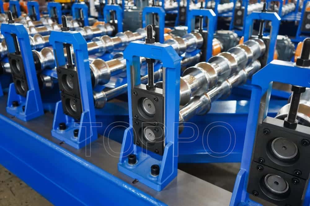 PLC Controlled Glazed Tile Roll Forming Machine for Roofing Sheets