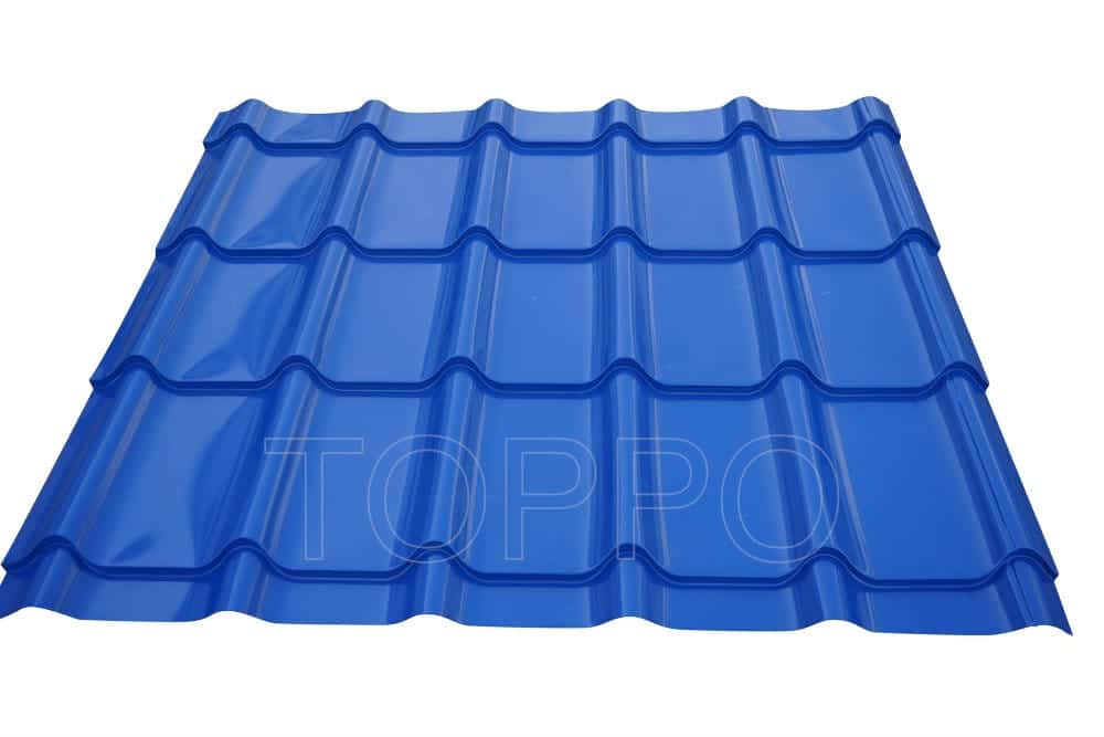 PLC Controlled Bamboo Glazed Tile Roll Forming Machine