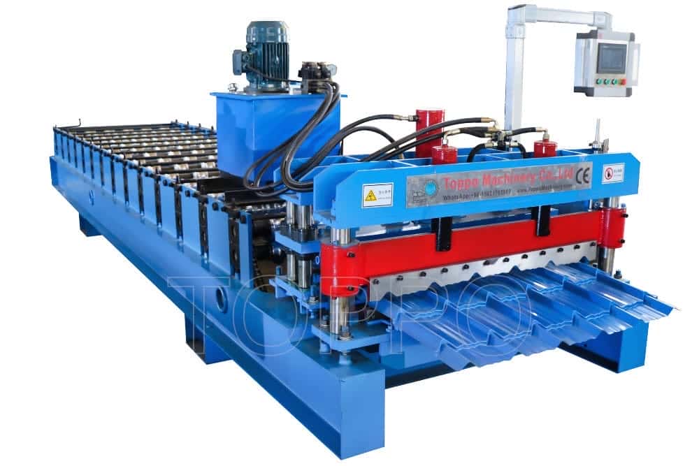 Full-Automatic Glazed Tile Roll Forming Machine with Delta PLC