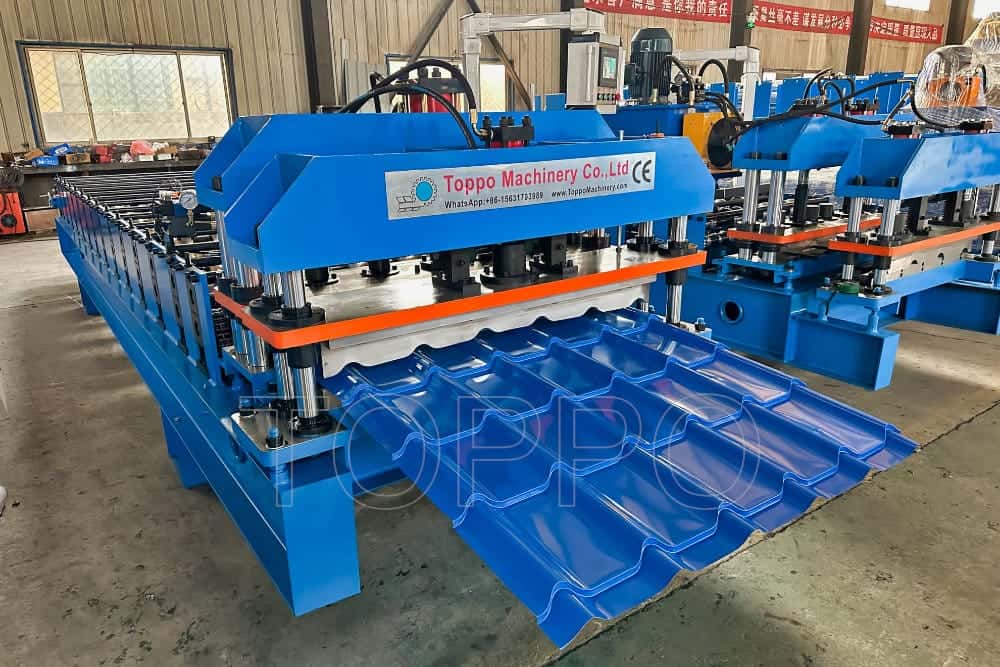 Automatic Glazed Tile Roll Forming Machine for Roofing Sheet Fabrication