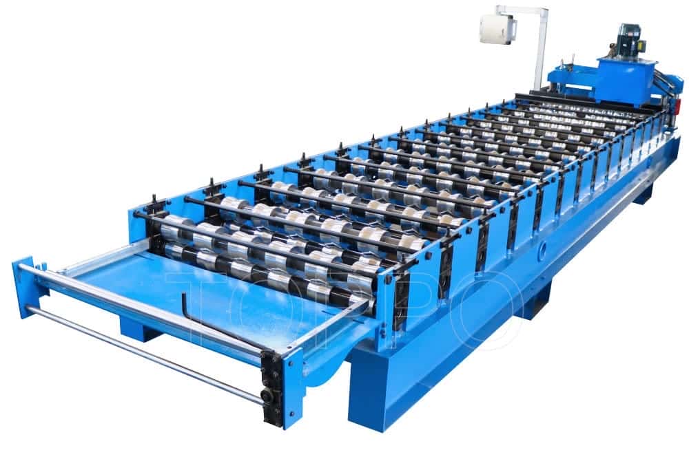 Full-Automatic Glazed Tile Roll Forming Machine with Delta PLC