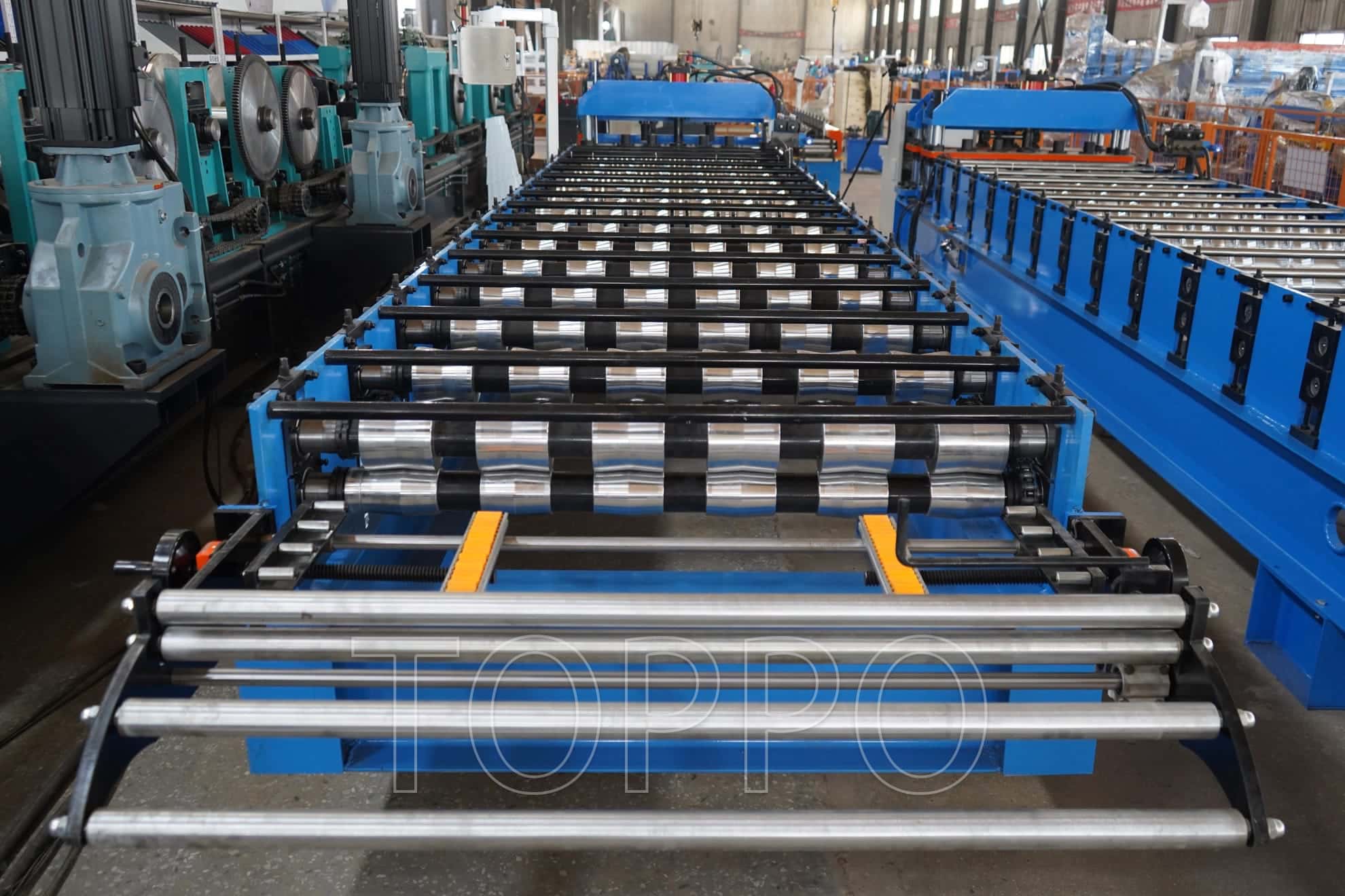 Automatic Glazed Tile Roll Forming Machine for Metal Roofing Sheets