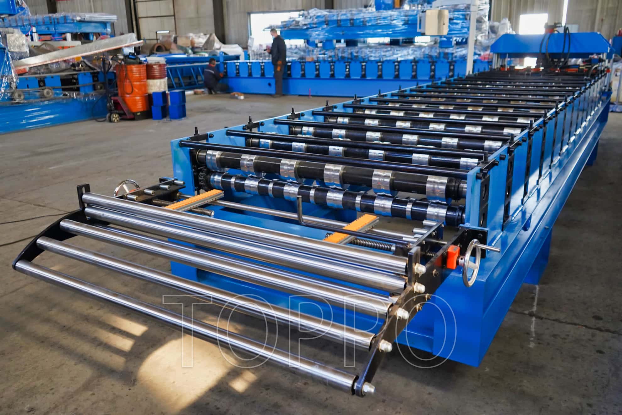 High Precision Glazed Tile Roll Forming Machine with Touchscreen Control