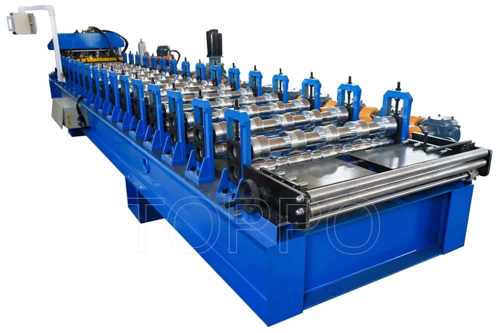 PLC Controlled Glazed Tile Roll Forming Machine for Roofing Sheets