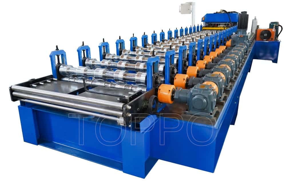 PLC Controlled Glazed Tile Roll Forming Machine for Roofing Sheets