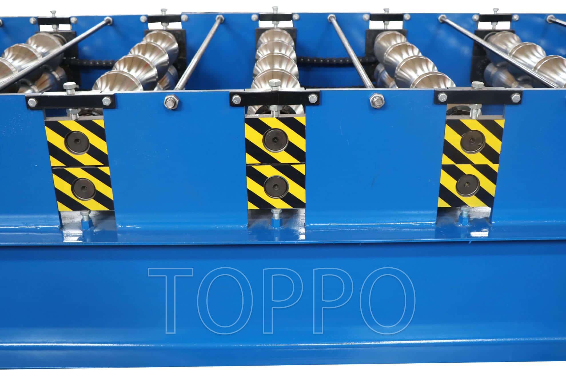 Compact Automatic Bamboo Glazed Tile Roll Forming Machine with PLC Control