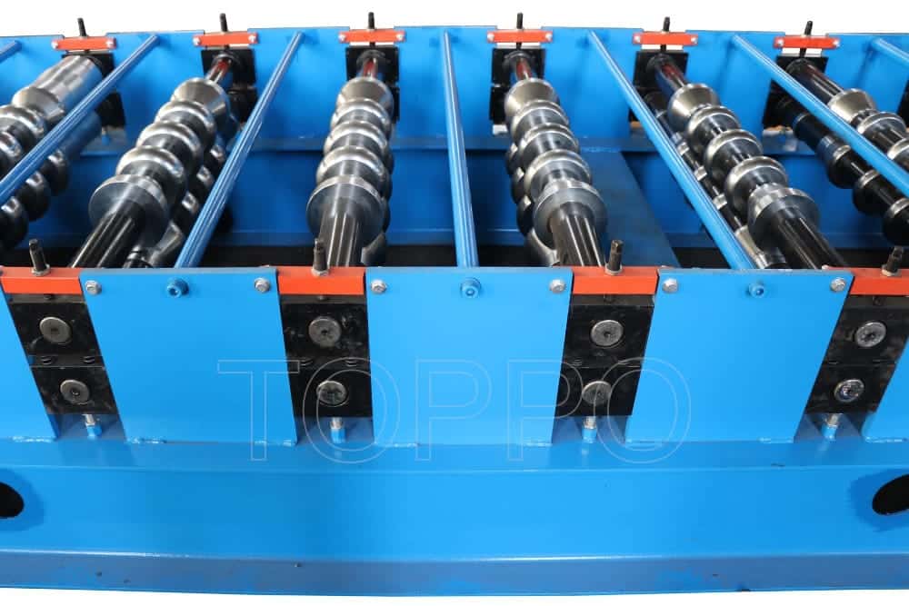 Compact Glazed Tile Roll Forming Machine with Integrated Control System
