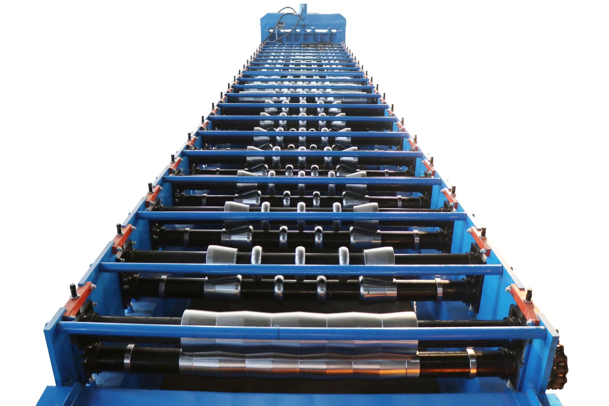 Compact Glazed Tile Roll Forming Machine with Hydraulic System