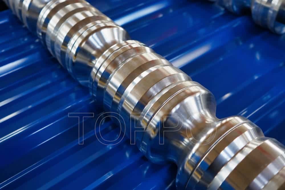 PLC Controlled Glazed Tile Roll Forming Machine for Roofing Sheets