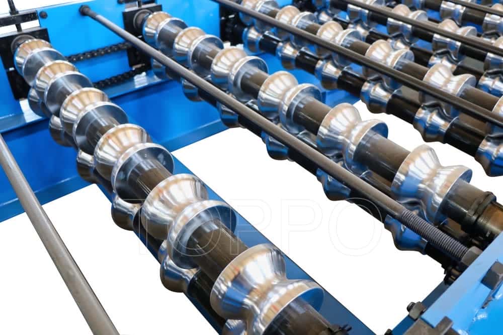 Full-Automatic Glazed Tile Roll Forming Machine with Delta PLC