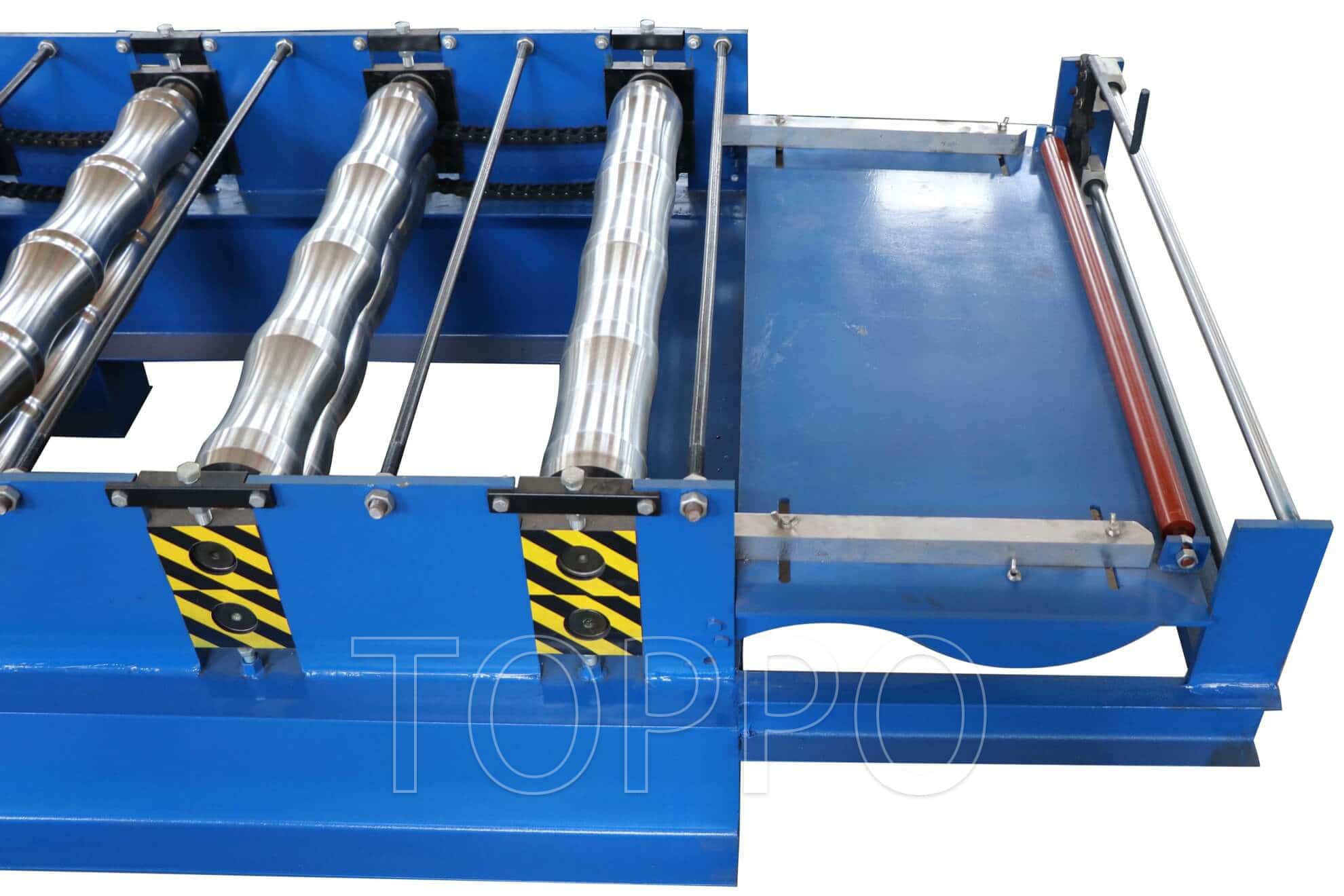 Compact Automatic Bamboo Glazed Tile Roll Forming Machine with PLC Control