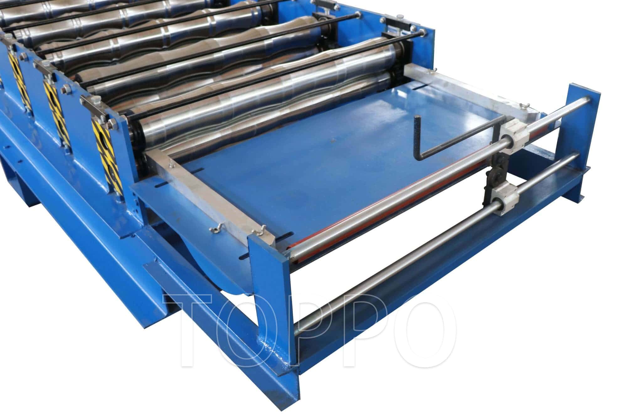 Compact Automatic Bamboo Glazed Tile Roll Forming Machine with PLC Control