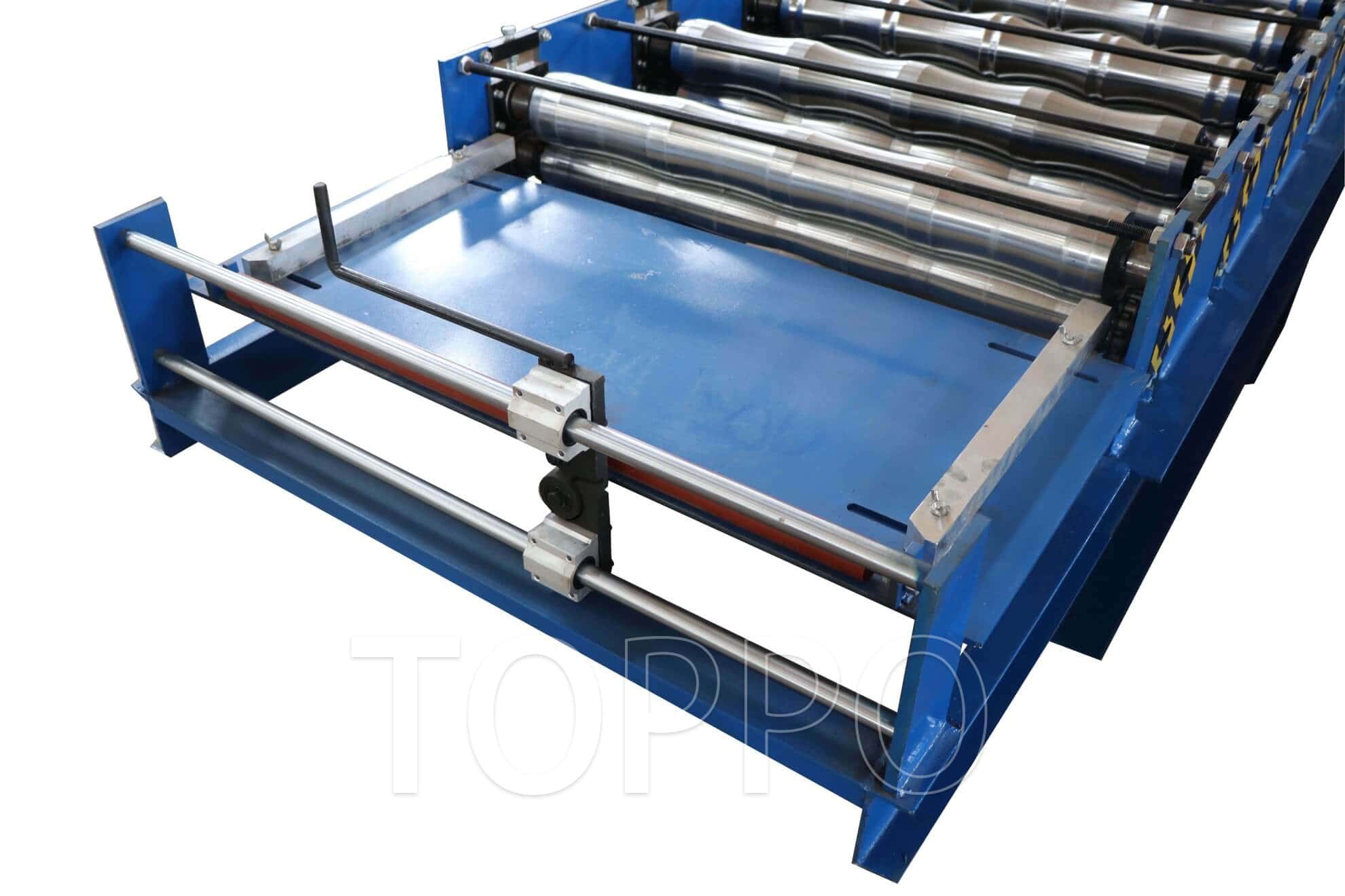 Compact Automatic Bamboo Glazed Tile Roll Forming Machine with PLC Control